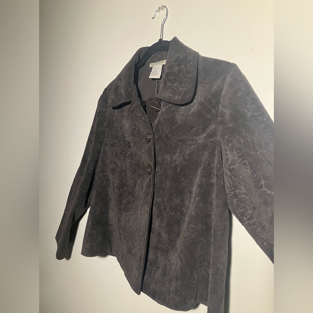 Requirements Dark brown Corduroy Blazer